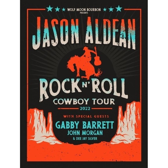 PosterGifts185 | Art | Rock N Roll Cowboy Tour 222 Jason Aldean Gabby ...